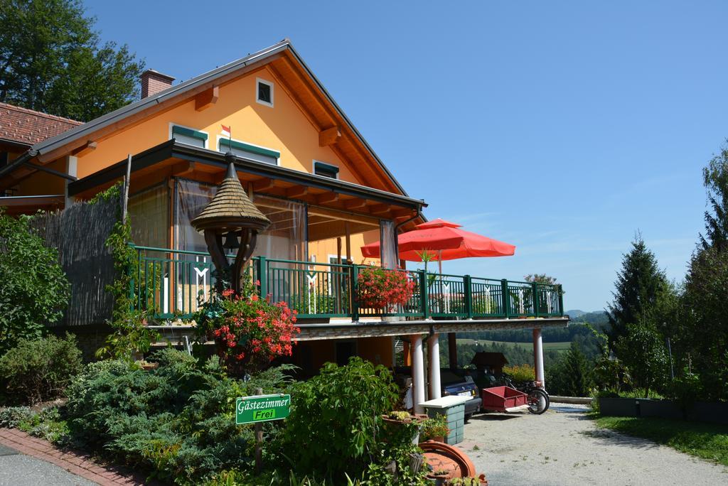 Gaestehaus Schmid Sankt Johann im Saggautal Exterior foto